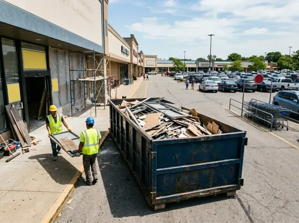 retail-store-renovation-debris-003 — frequently asked questions, Roll-off Dumpster Rentals in Wayne, IL